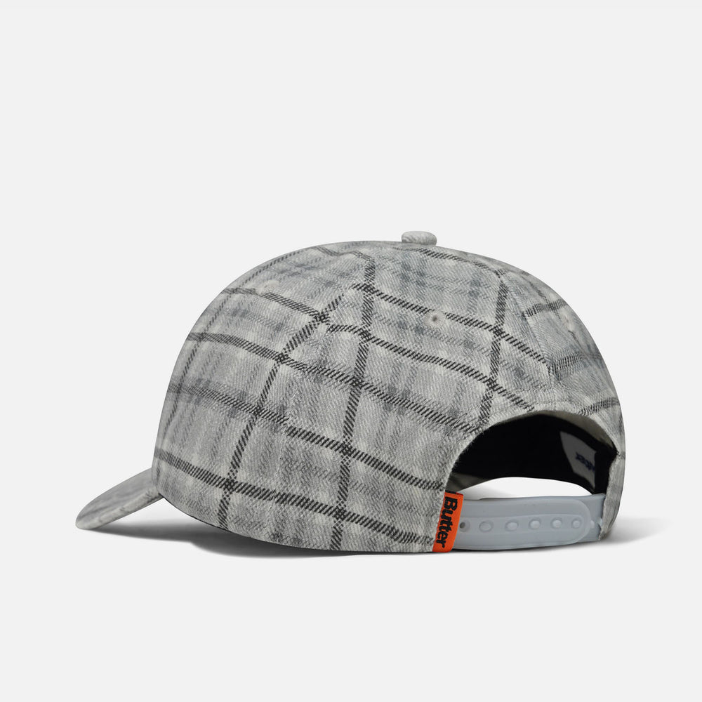 Butter Goods - Jive 6 Panel Cap - Grey Plaid