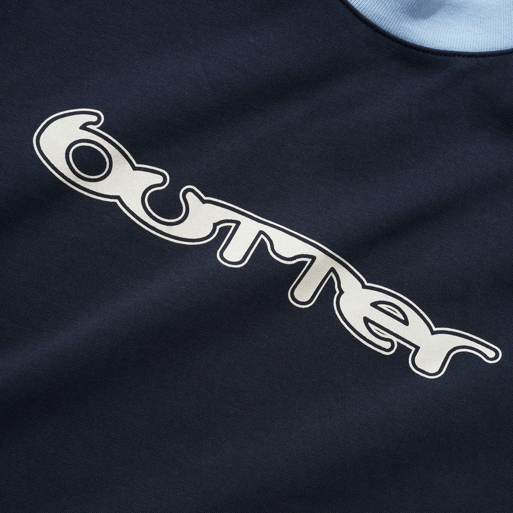 Butter Goods - Witness Raglan T-Shirt - Sky / Navy