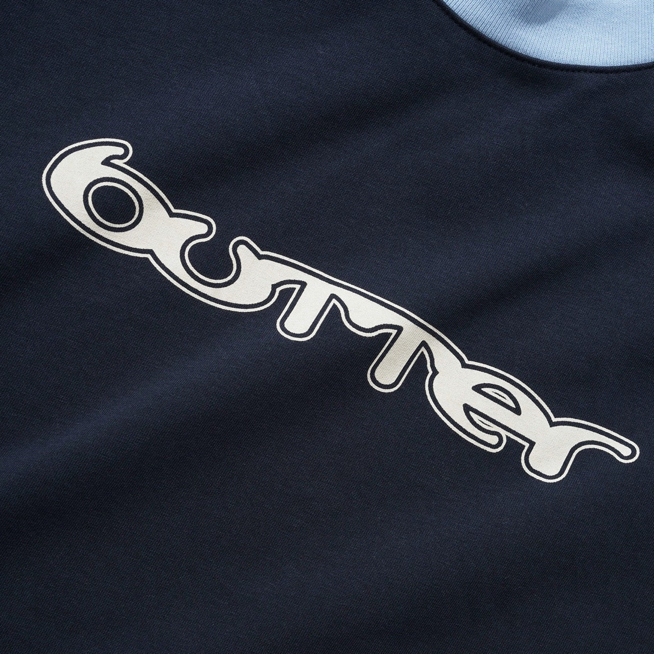 Butter Goods - Witness Raglan T-Shirt - Sky / Navy