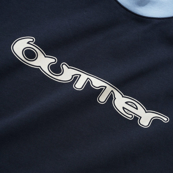 Butter Goods - Witness Raglan T-Shirt - Sky / Navy