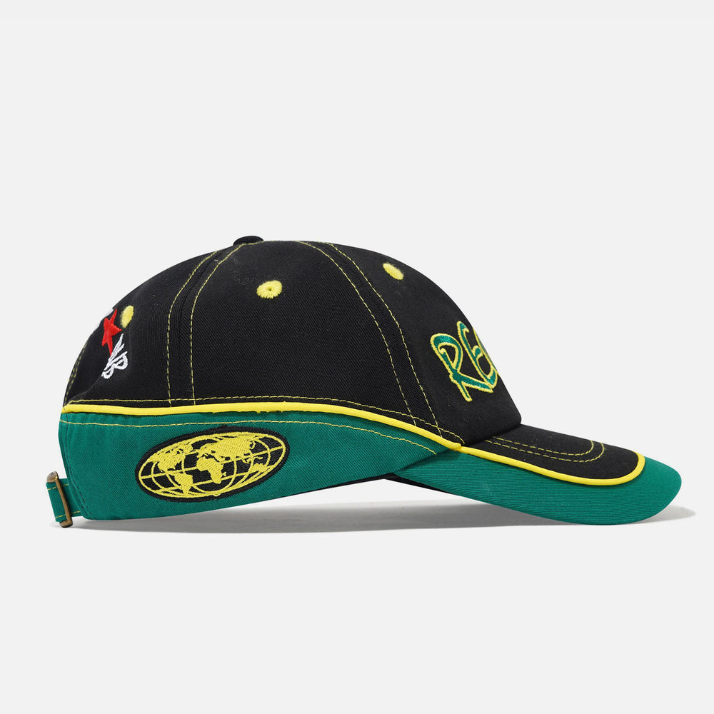 Butter Goods - Dub 6 Panel Cap - Black / Green