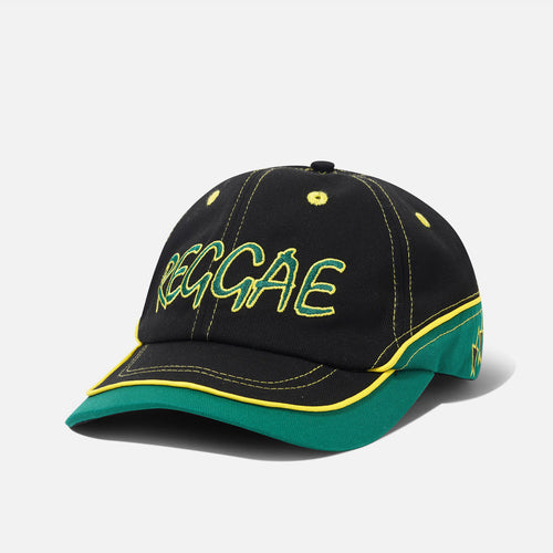 Butter Goods - Dub 6 Panel Cap - Black / Green