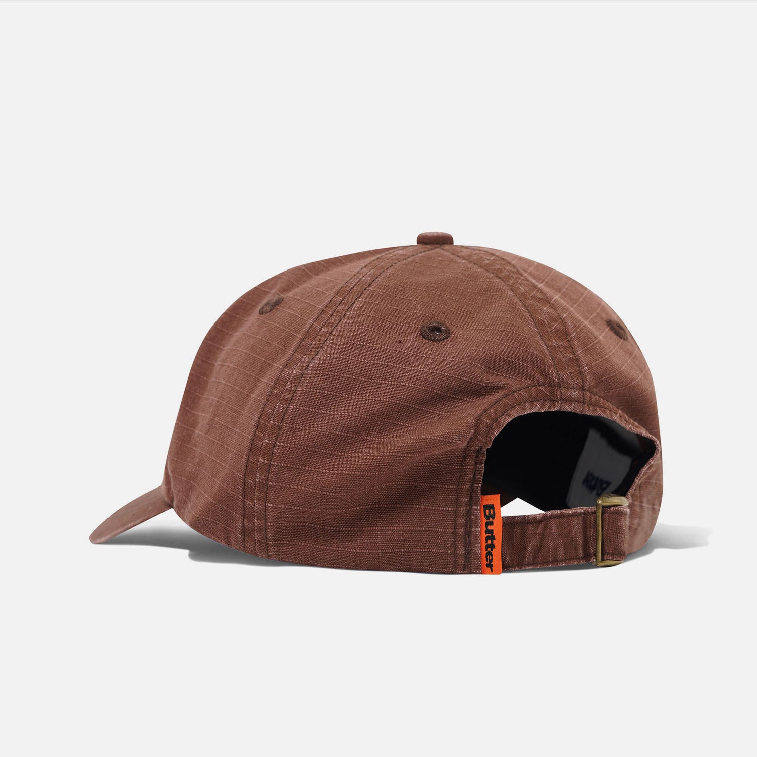 Butter Goods - Ripstop Rounded Logo Cap - Washed Brown