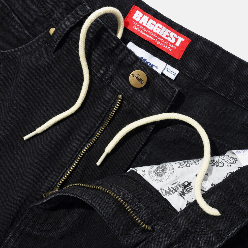 Butter Goods - Santosuosso Denim Jeans - Flat Black