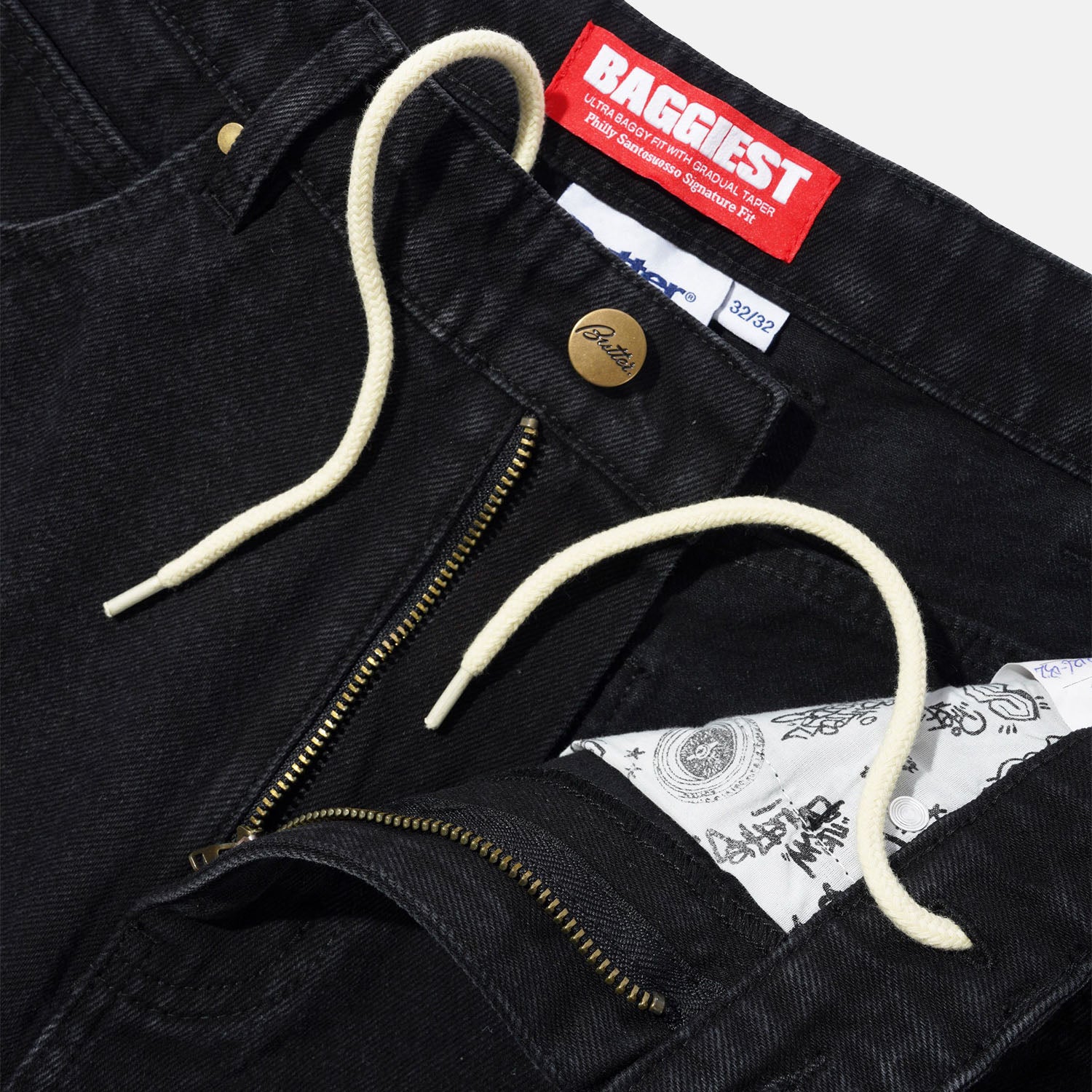 Butter Goods - Santosuosso Denim Jeans - Flat Black
