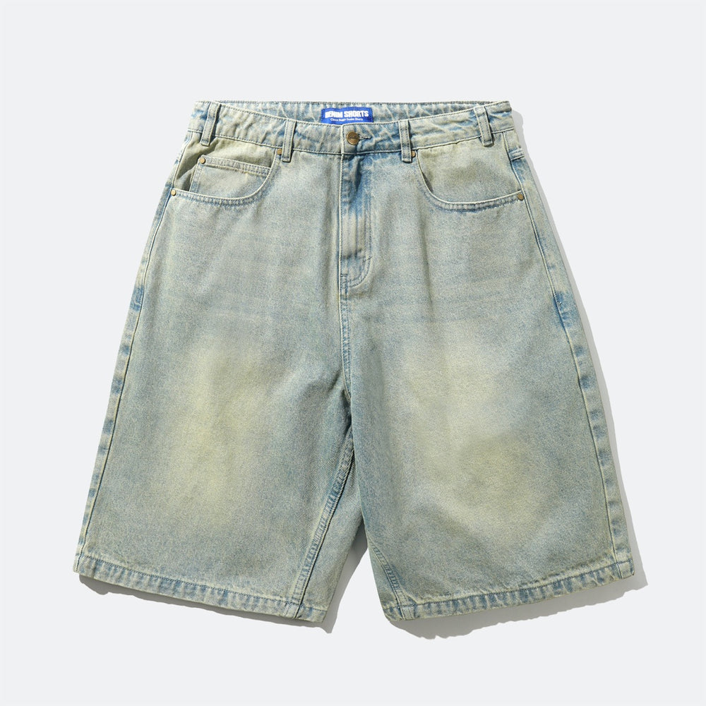 Butter Goods - Scorpion Stitch Denim Shorts - Tinted Light Blue