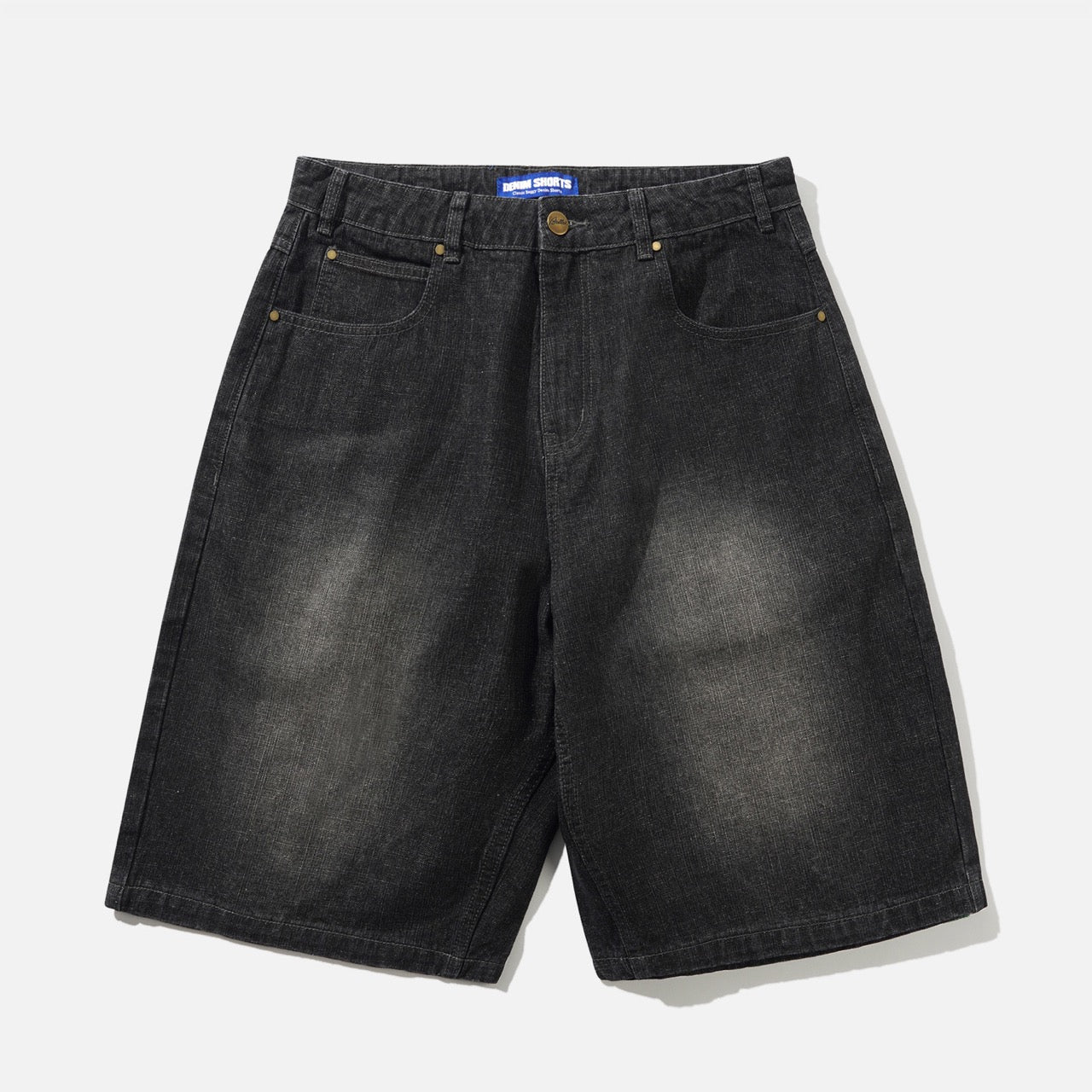 Butter Goods - Scorpion Stitch Denim Shorts - Slub Black