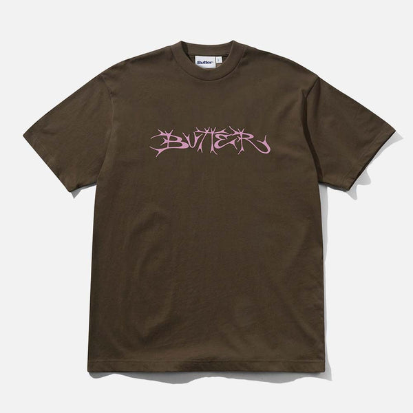 Butter Goods - Scrawling T-Shirt - Chestnut