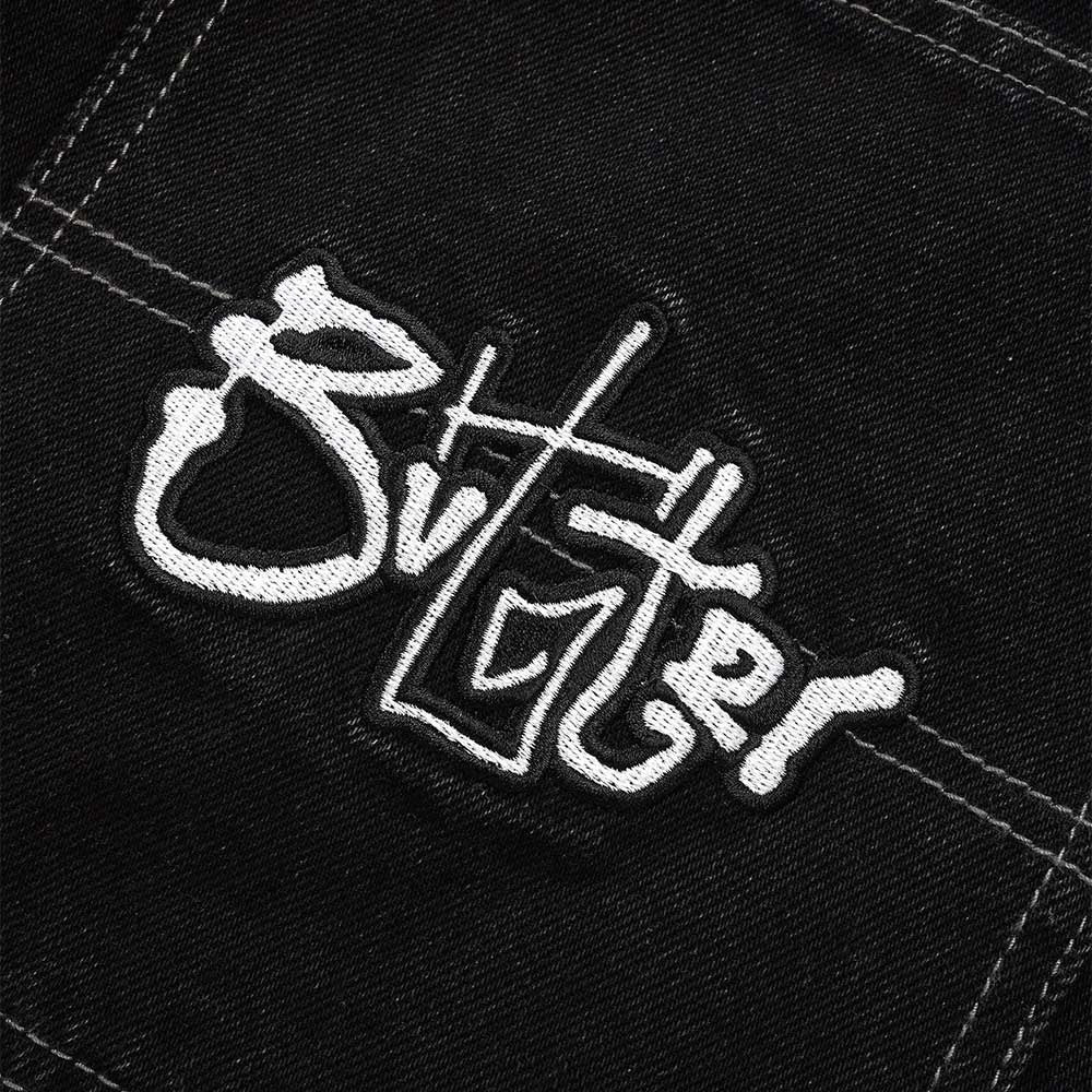 Butter Goods - Scribble Denim Shorts - Washed Black