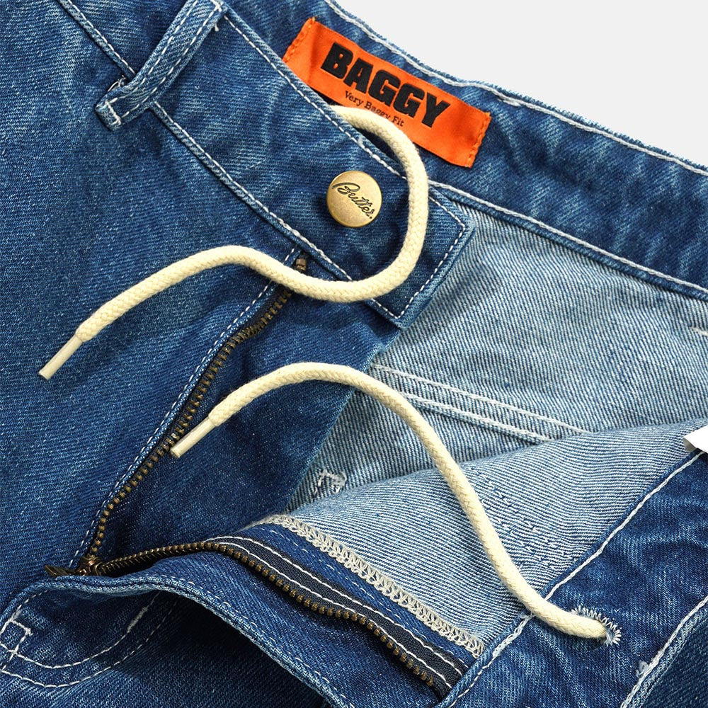 Butter Goods - Scribble Denim Jeans - Mid Blue