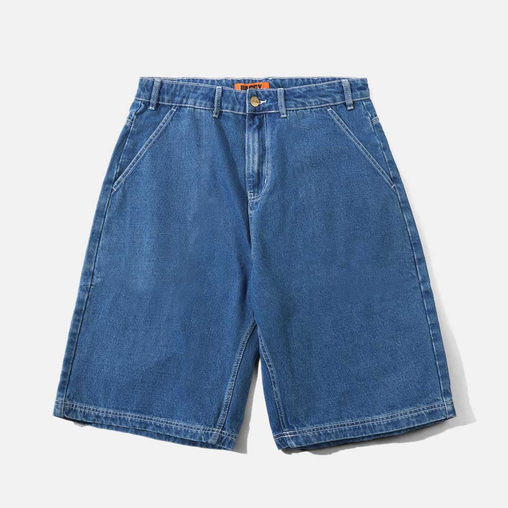 Butter Goods - Scribble Denim Shorts - Mid Blue