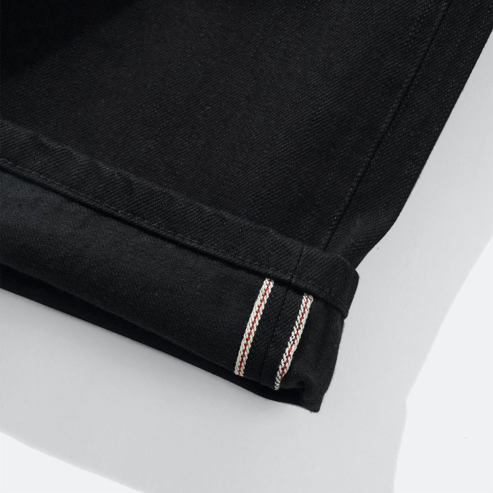 Butter Goods - Wide Cut Selvedge Denim Jeans - Flat Black