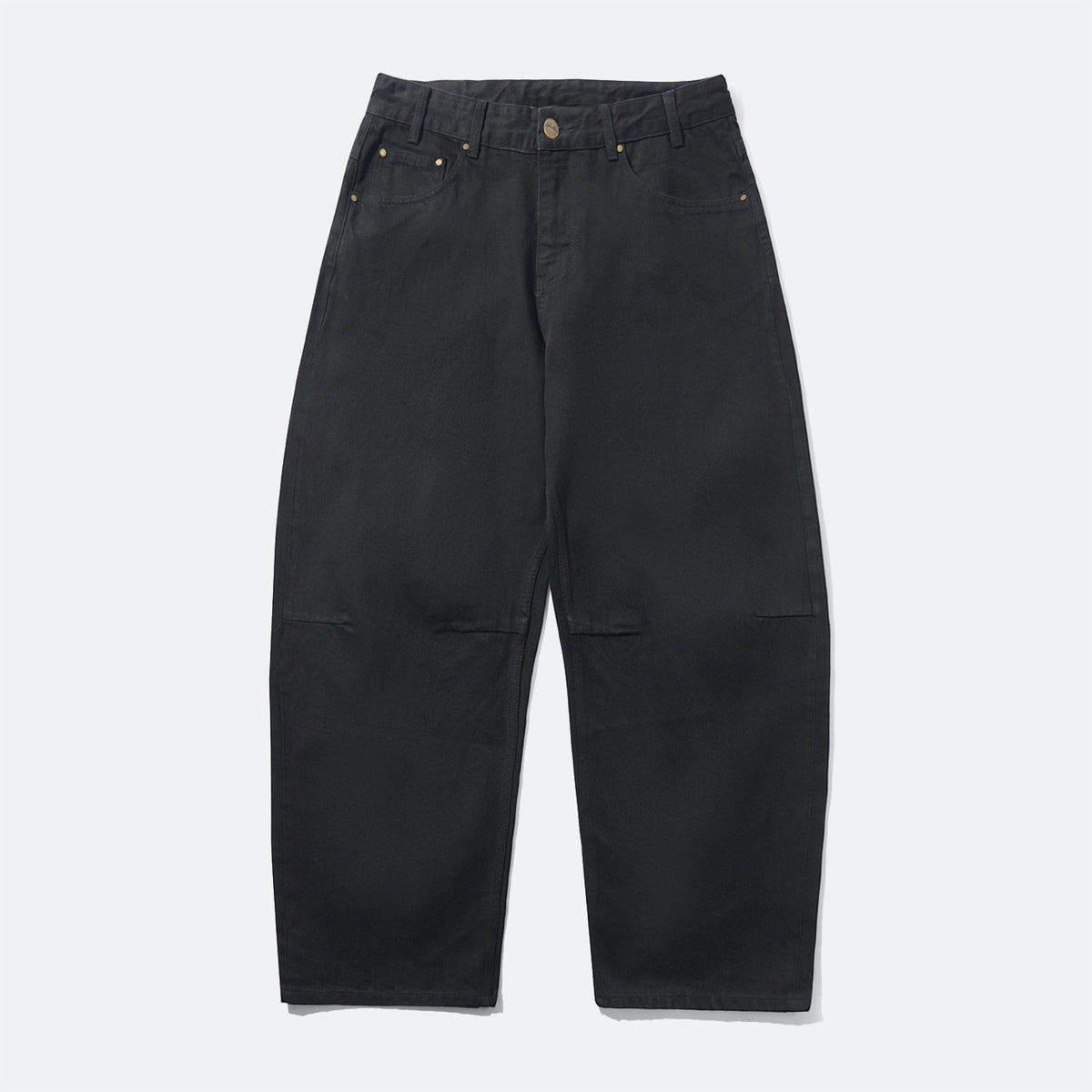 Butter Goods - Wide Cut Selvedge Denim Jeans - Flat Black