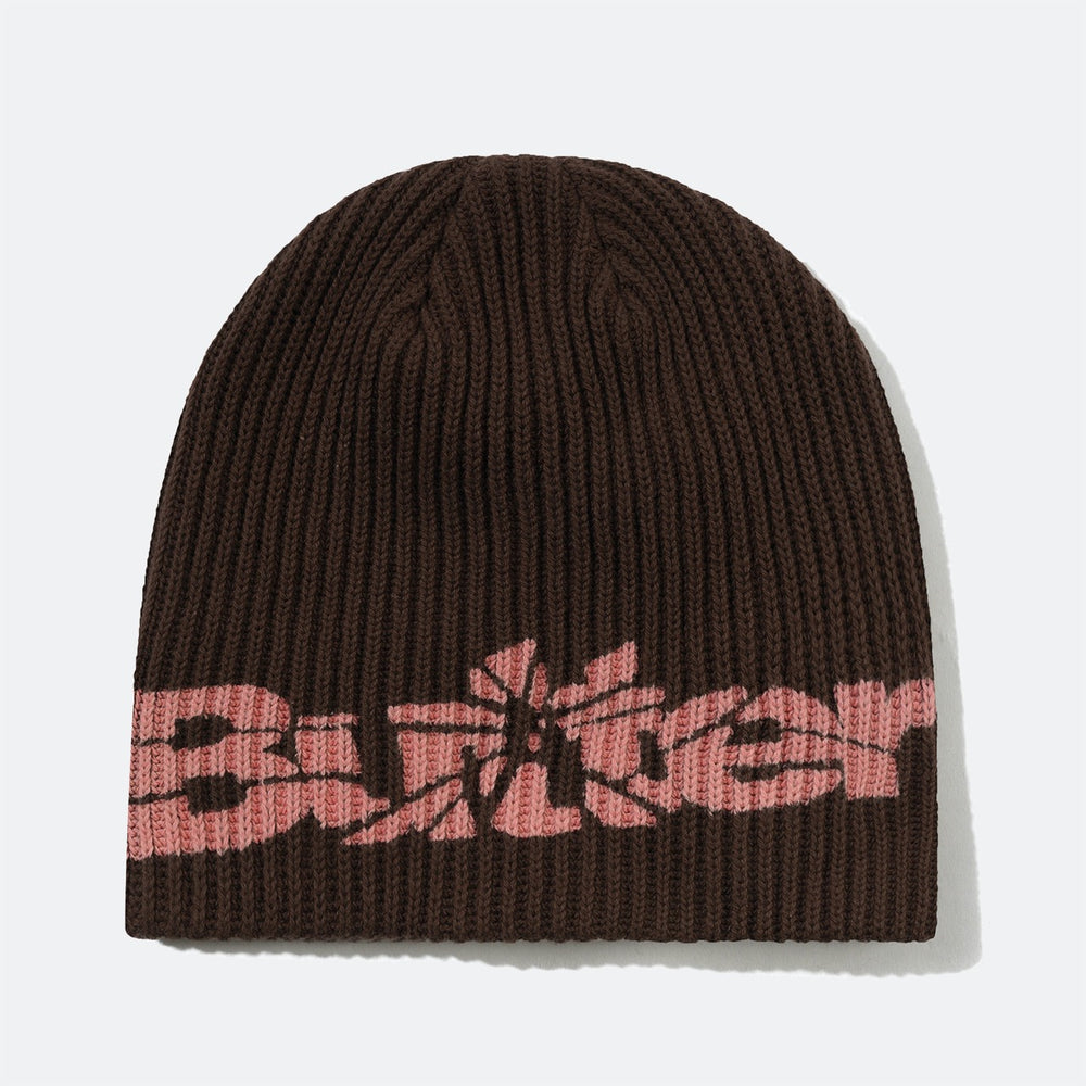 Butter Goods - Smashed Logo Knitted Skully Beanie - Brown