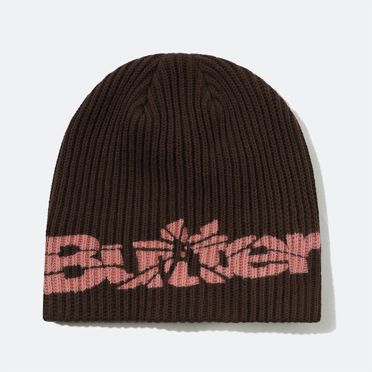 Butter Goods - Smashed Logo Knitted Skully Beanie - Brown