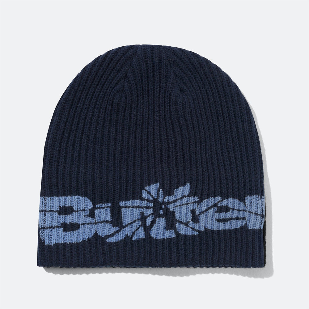 Butter Goods - Smashed Logo Knitted Skully Beanie - Navy