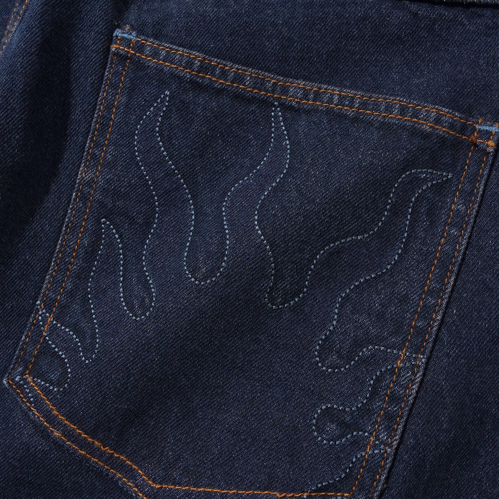 Butter Goods - Solar Fade Denim Jeans - Tinted Dark Indigo