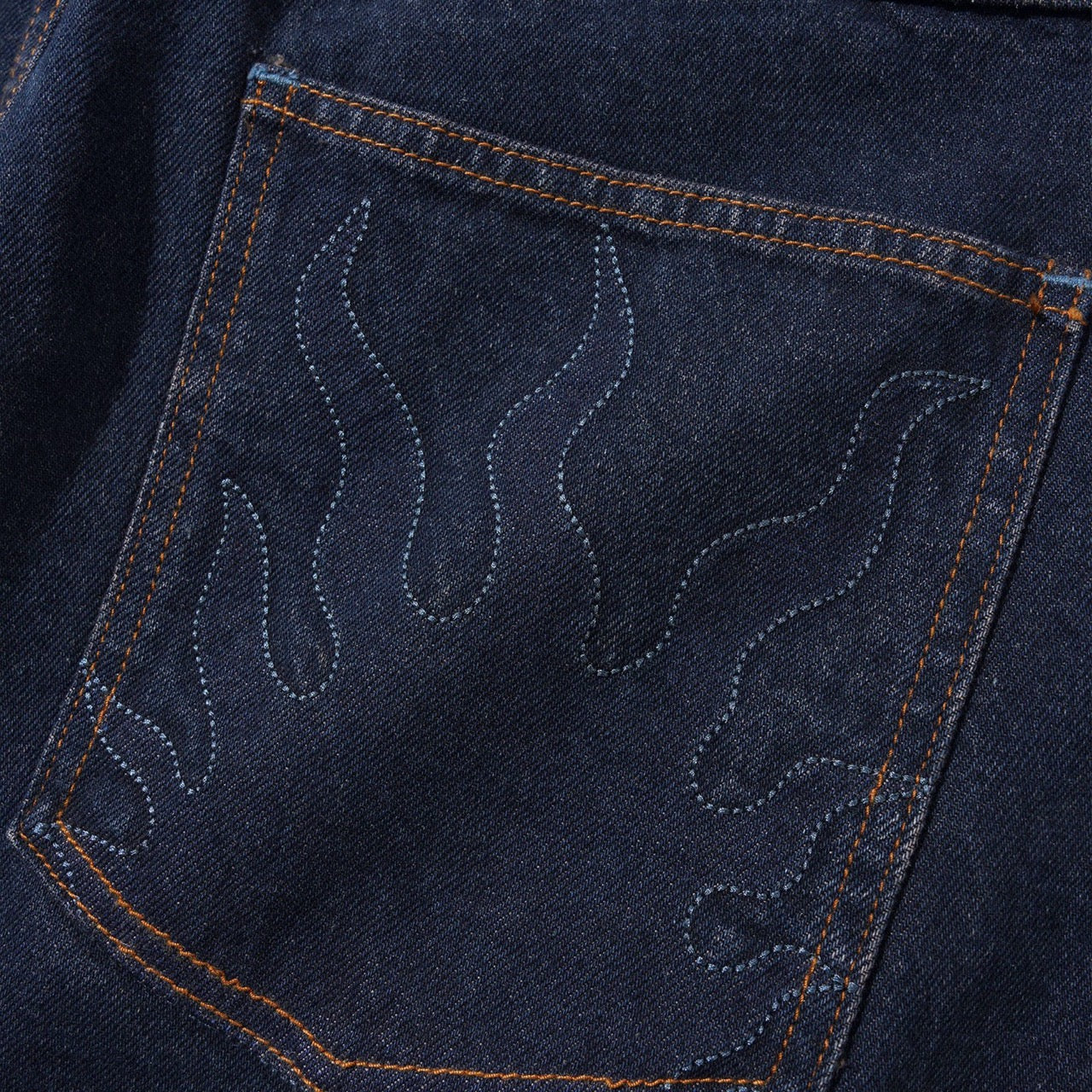 Butter Goods - Solar Fade Denim Jeans - Tinted Dark Indigo