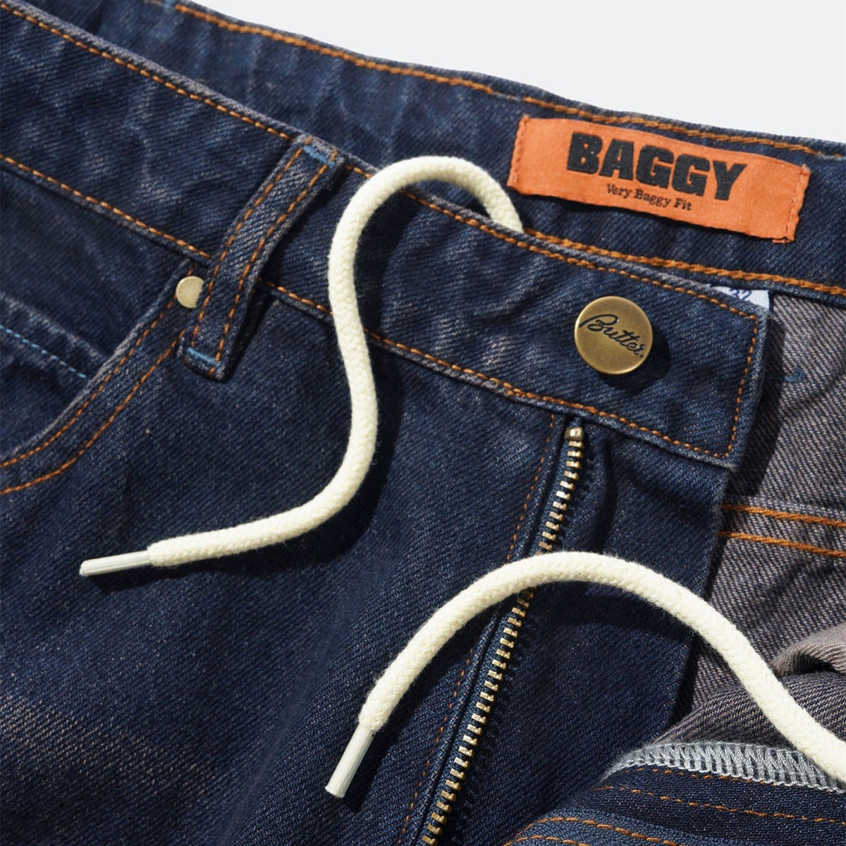 Butter Goods - Solar Fade Denim Jeans - Tinted Dark Indigo