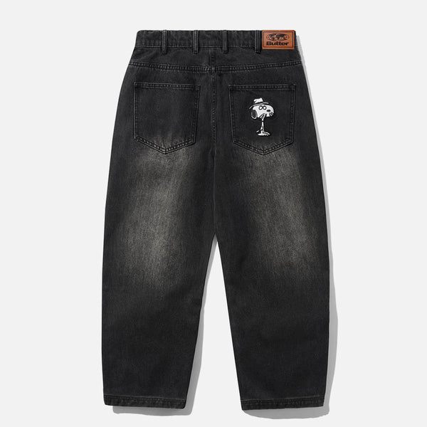 Butter Goods - Peanuts Spike Denim Jeans - Faded Black