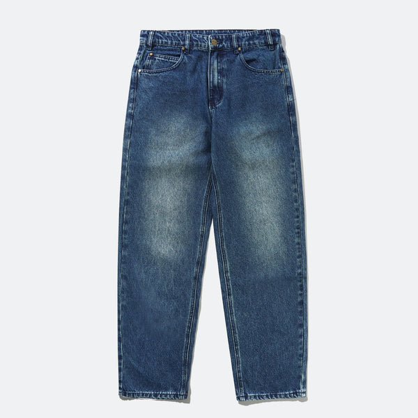 Butter Goods - Straight Leg Denim Jeans - Distressed Indigo
