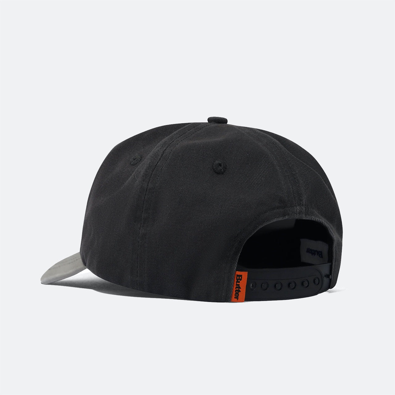 Butter Goods - Stretch 5 Panel Cap - Washed Charcoal