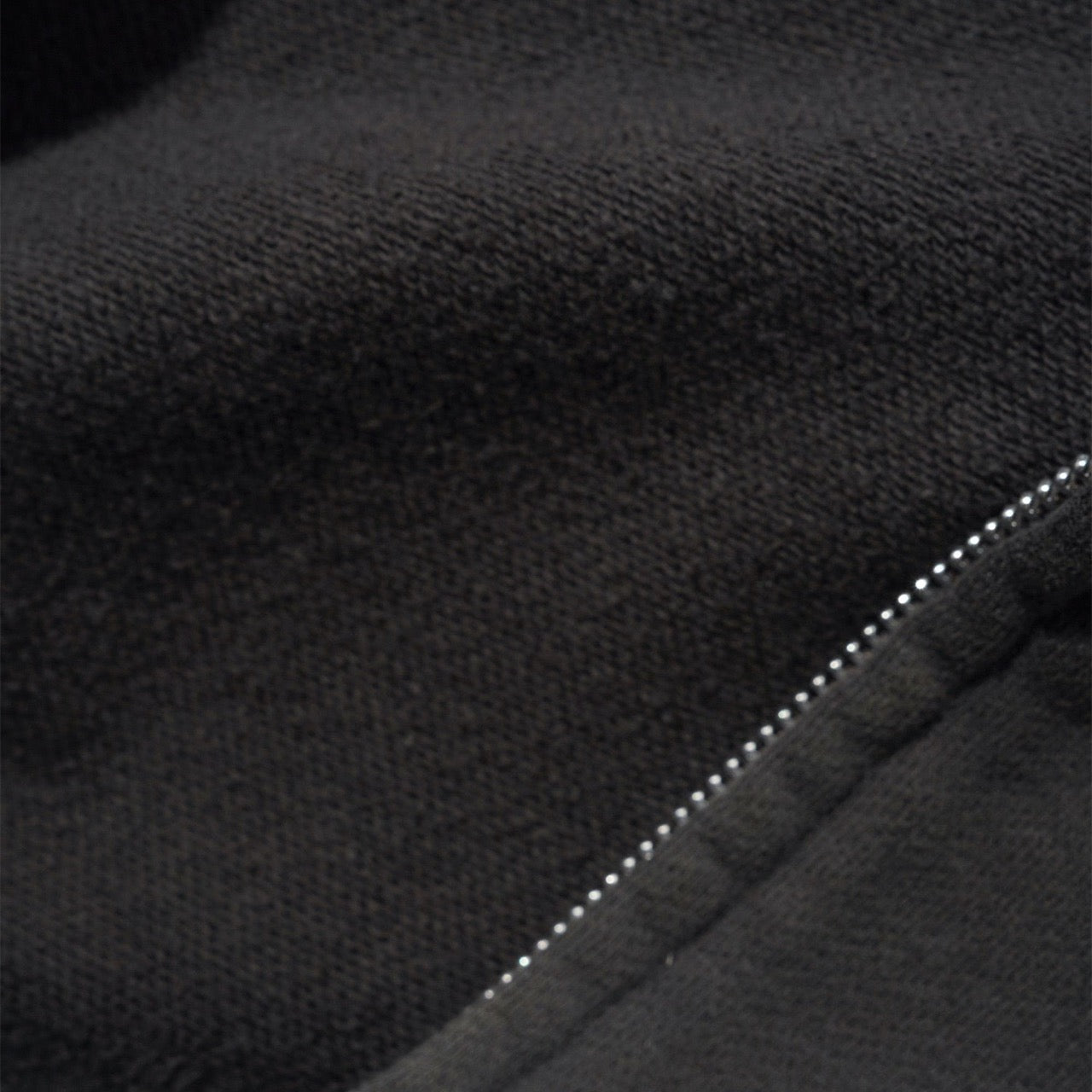 Butter Goods - Stretch Zip-Thru Hood - Washed Black
