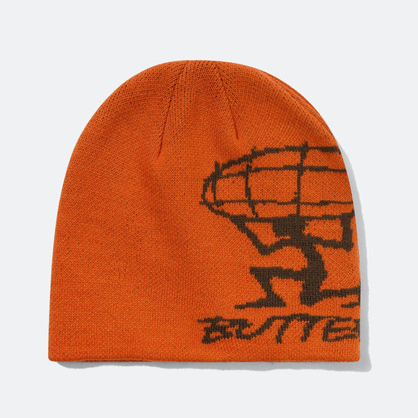 Butter Goods - Terrain Skully Beanie - Rust