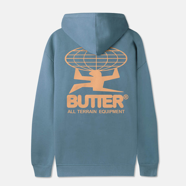 Butter Goods - All Terrain Pullover Hooded Sweatshirt - Slate Blue
