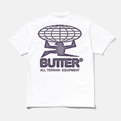 Butter Goods - Terrain T-Shirt - White / Purple