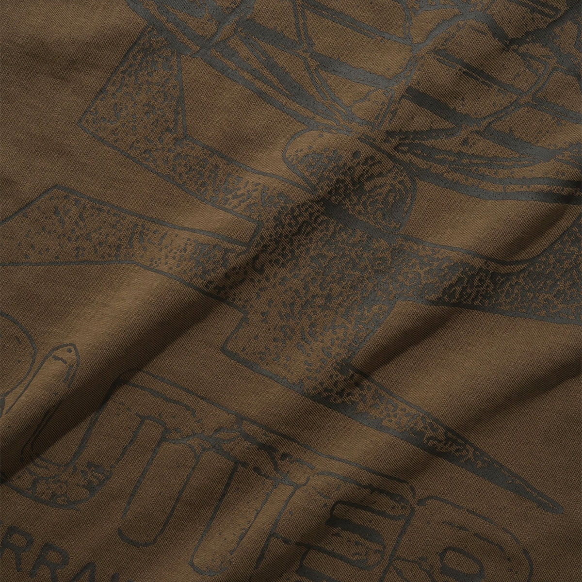 Butter Goods - Terrain T-Shirt - Dark Taupe