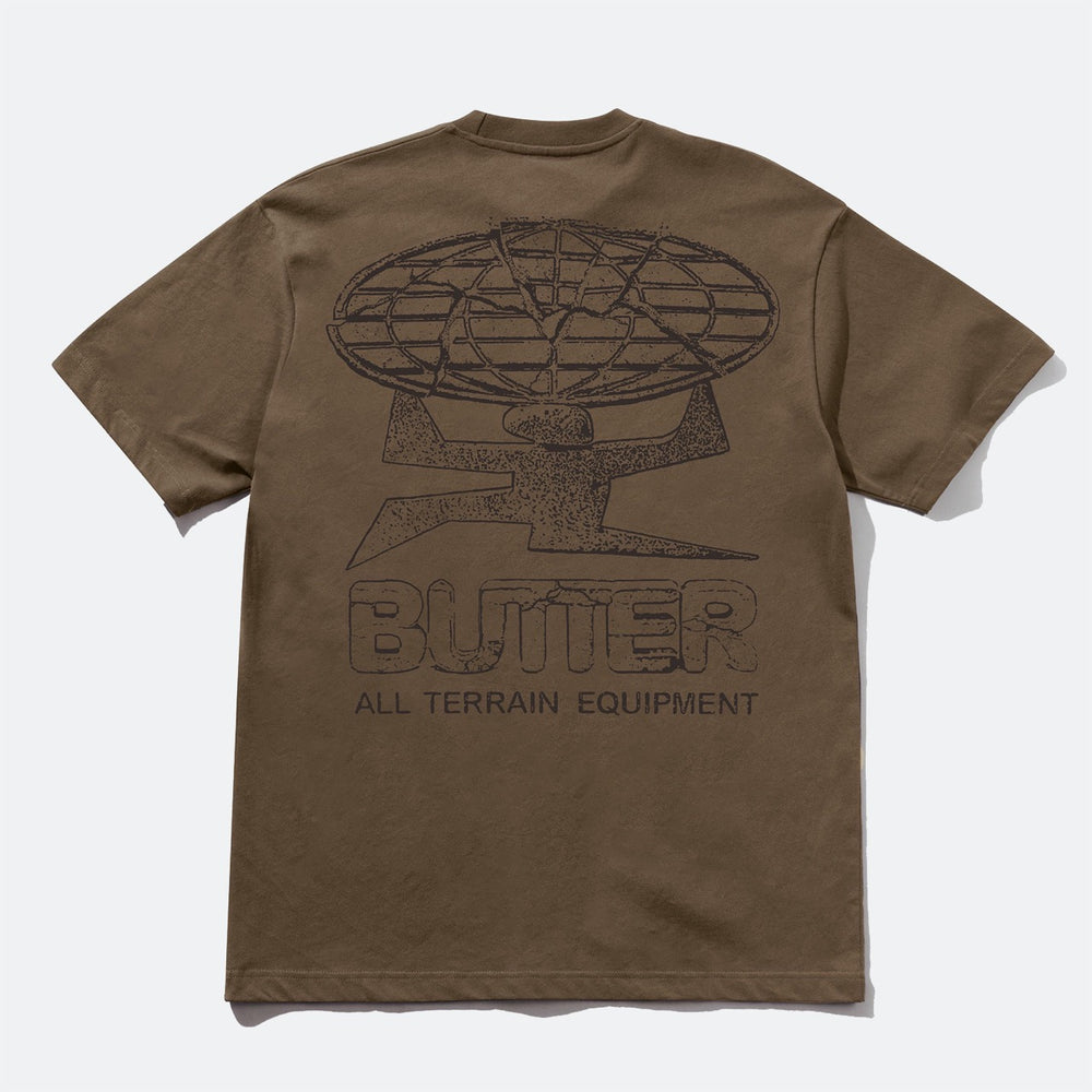 Butter Goods - Terrain T-Shirt - Dark Taupe