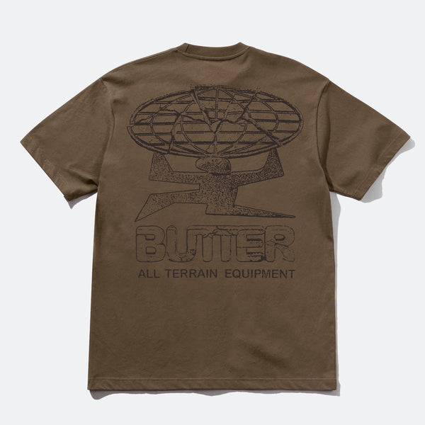 Butter Goods - Terrain T-Shirt - Dark Taupe