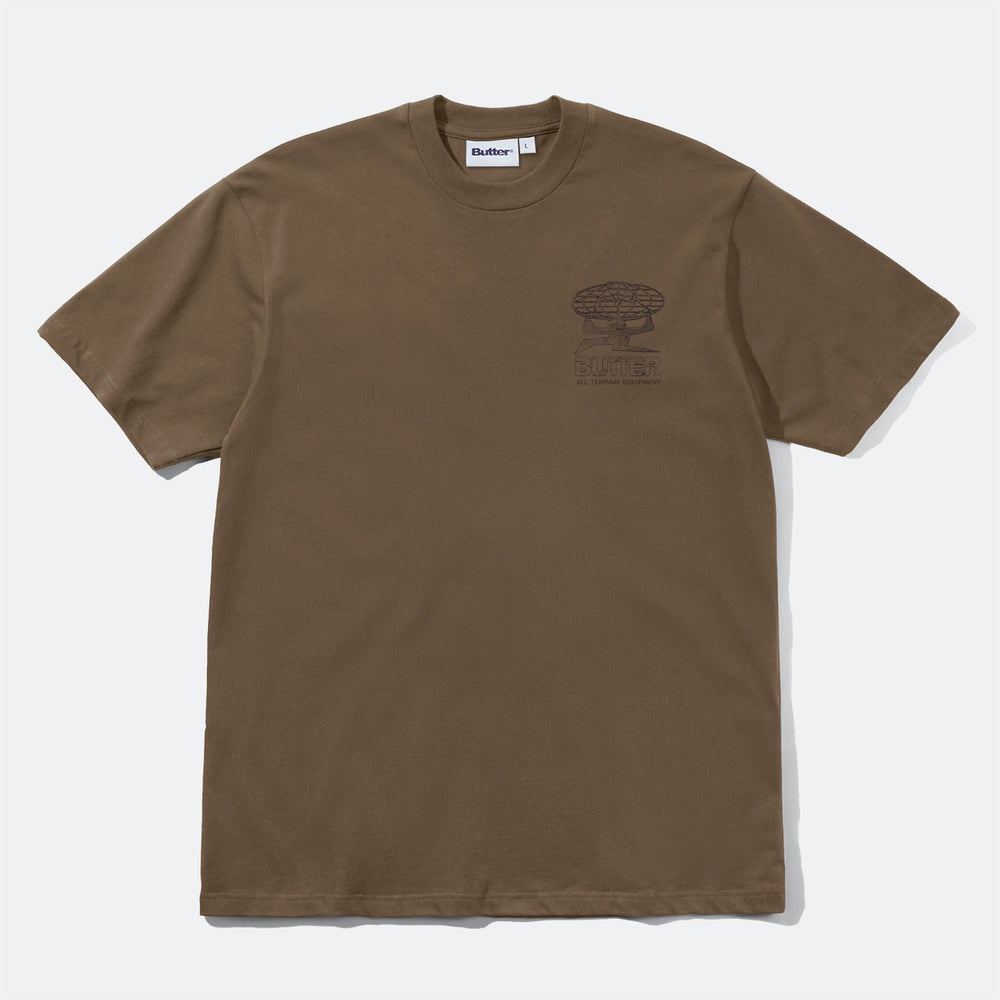 Butter Goods - Terrain T-Shirt - Dark Taupe