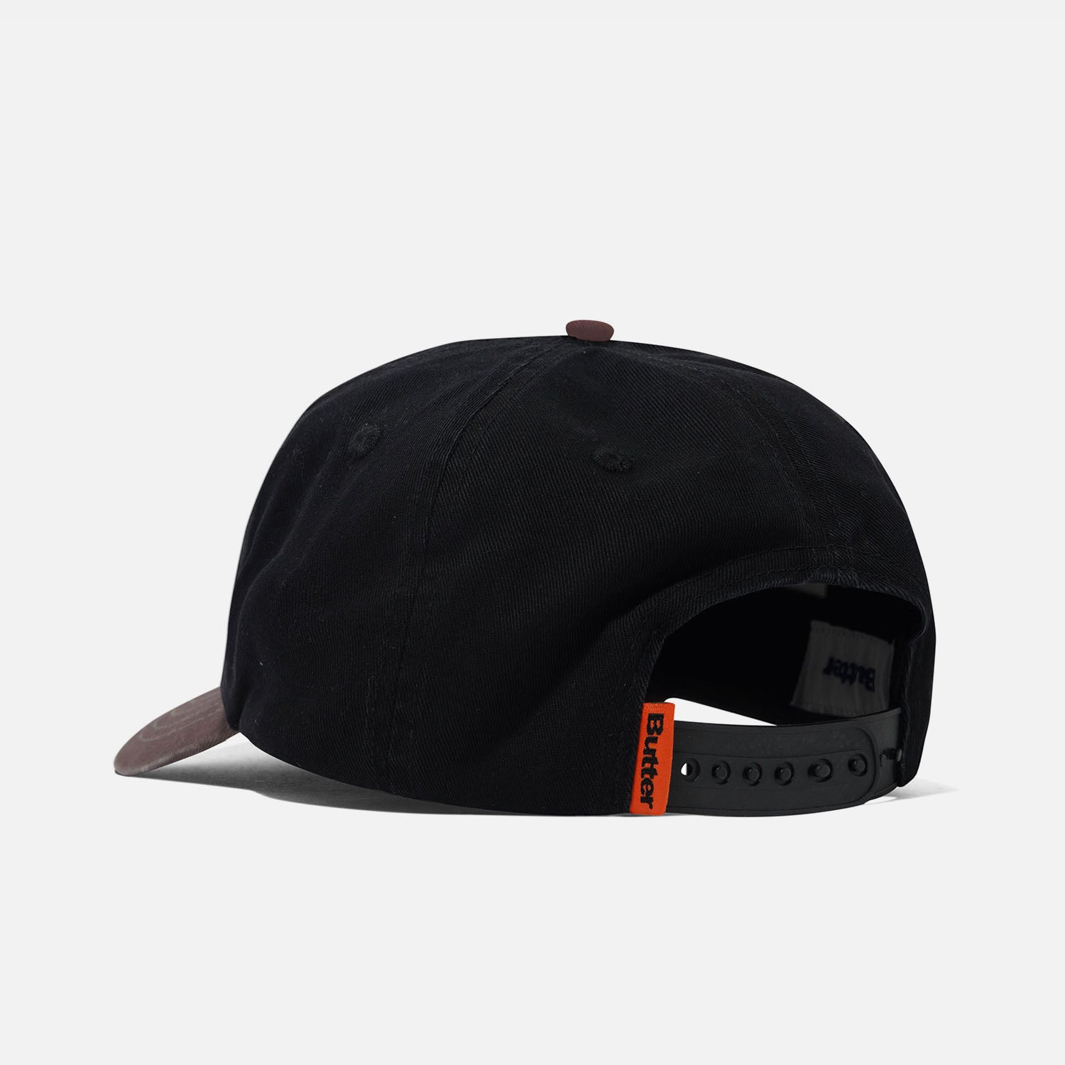 Butter Goods - Tide 5 Panel Snapback Cap - Washed Black / Dusk