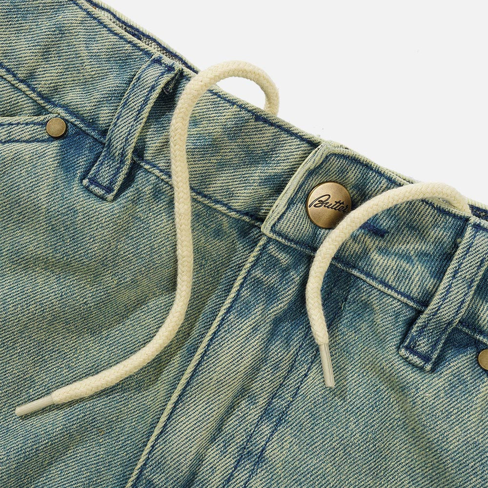 Butter Goods - Trim Denim Jeans - Sunfade Blue