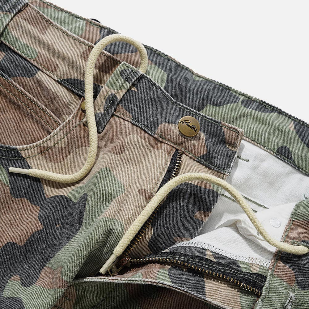 Butter Goods - Weathergear Denim Jeans - Woodland Camo