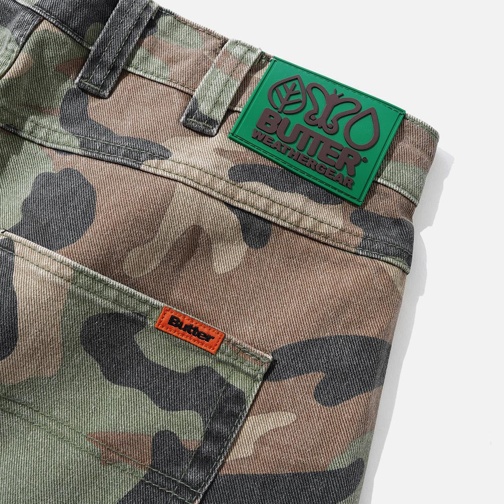 Butter Goods - Weathergear Denim Jeans - Woodland Camo