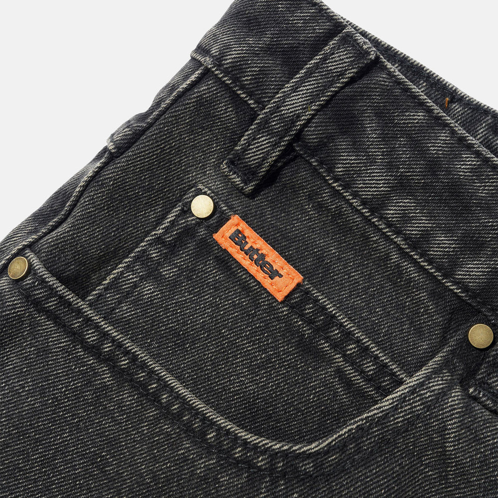 Butter Goods - Baggy Denim Jeans - Faded Black