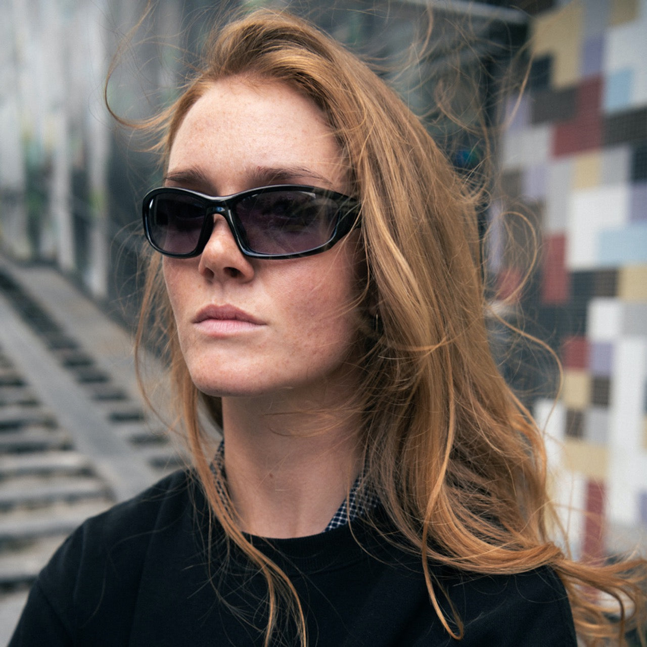 CHPO - Kotti Sunglasses - Shiny Black