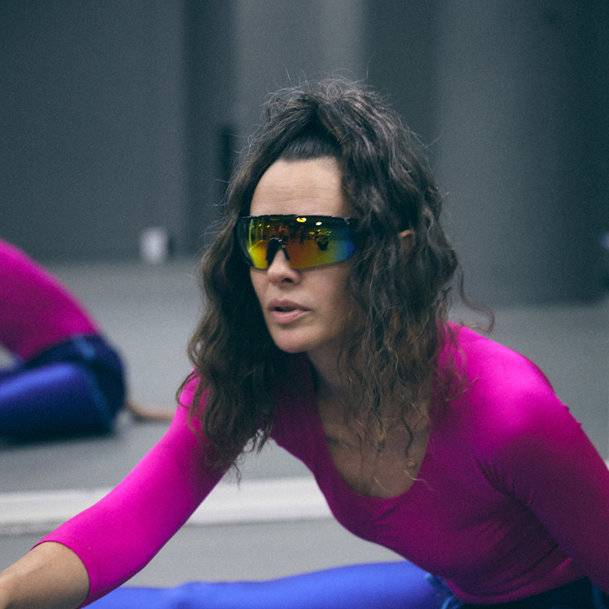 CHPO - Soda Sunglasses - Shiny Black / Red Mirror