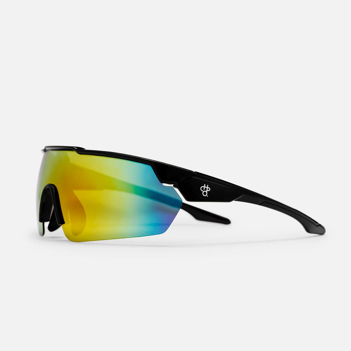 CHPO - Soda Sunglasses - Shiny Black / Red Mirror
