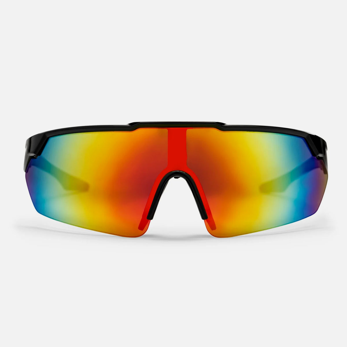 CHPO - Soda Sunglasses - Shiny Black / Red Mirror