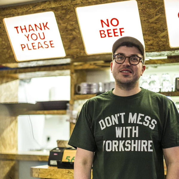 Don't Mess With Yorkshire - Classic T-Shirt - Forest Green / White
