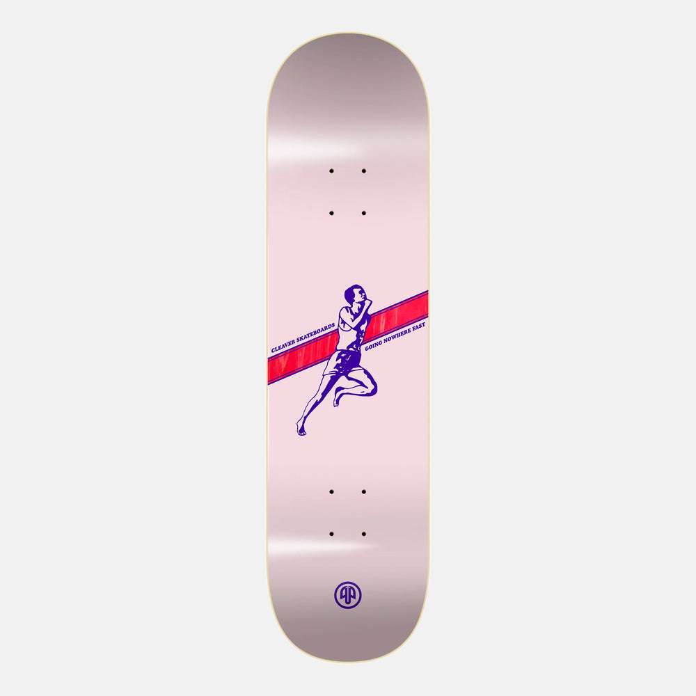 Cleaver Skateboards - 8.125" Going Nowhere Fast Deck - Pink