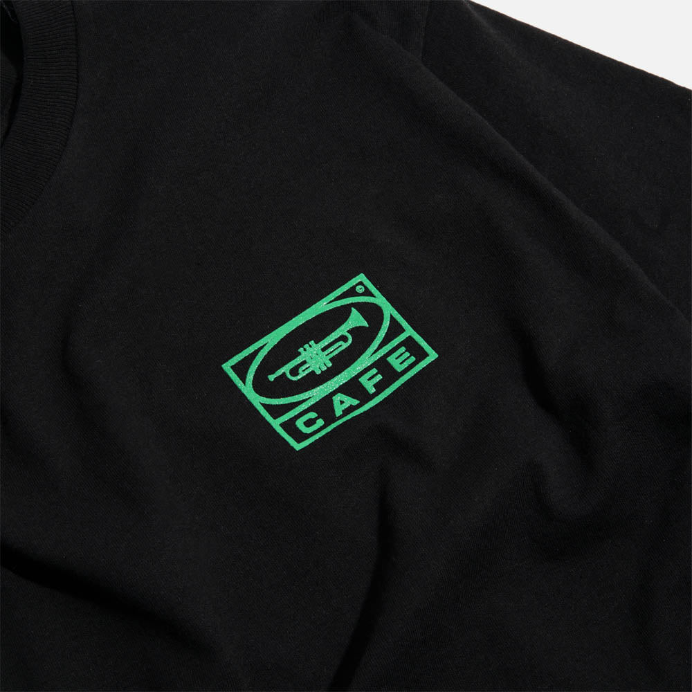 Skateboard Cafe - 45 T-Shirt - Black / Forest Green