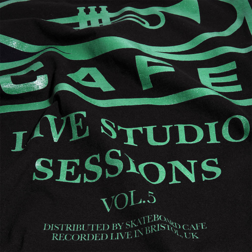 Skateboard Cafe - 45 T-Shirt - Black / Forest Green