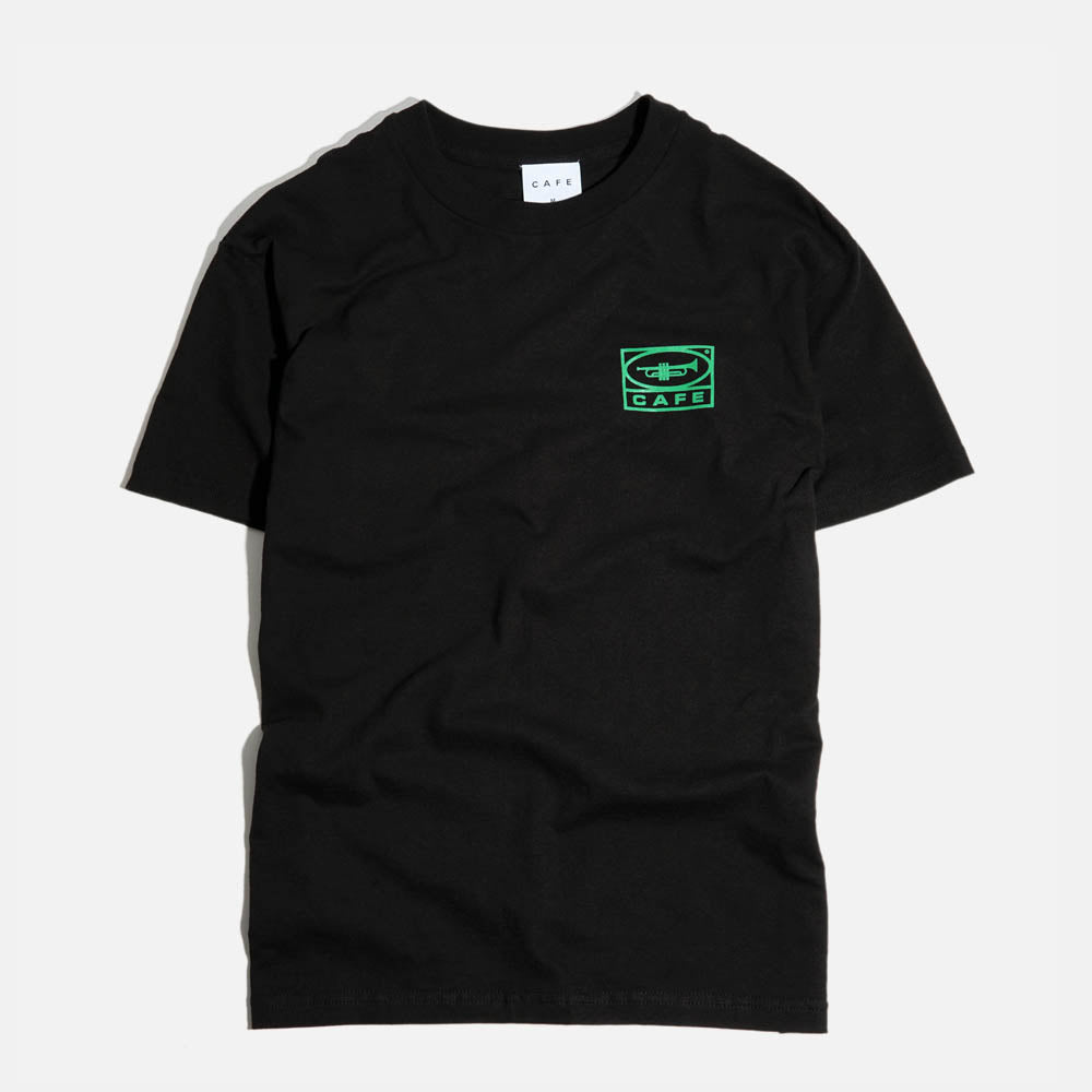 Skateboard Cafe - 45 T-Shirt - Black / Forest Green