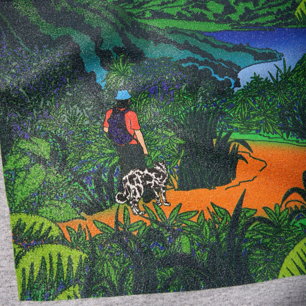 Skateboard Cafe - Mountains T-Shirt - Heather Grey