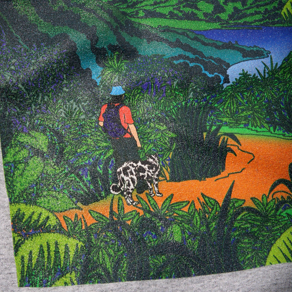 Skateboard Cafe - Mountains T-Shirt - Heather Grey